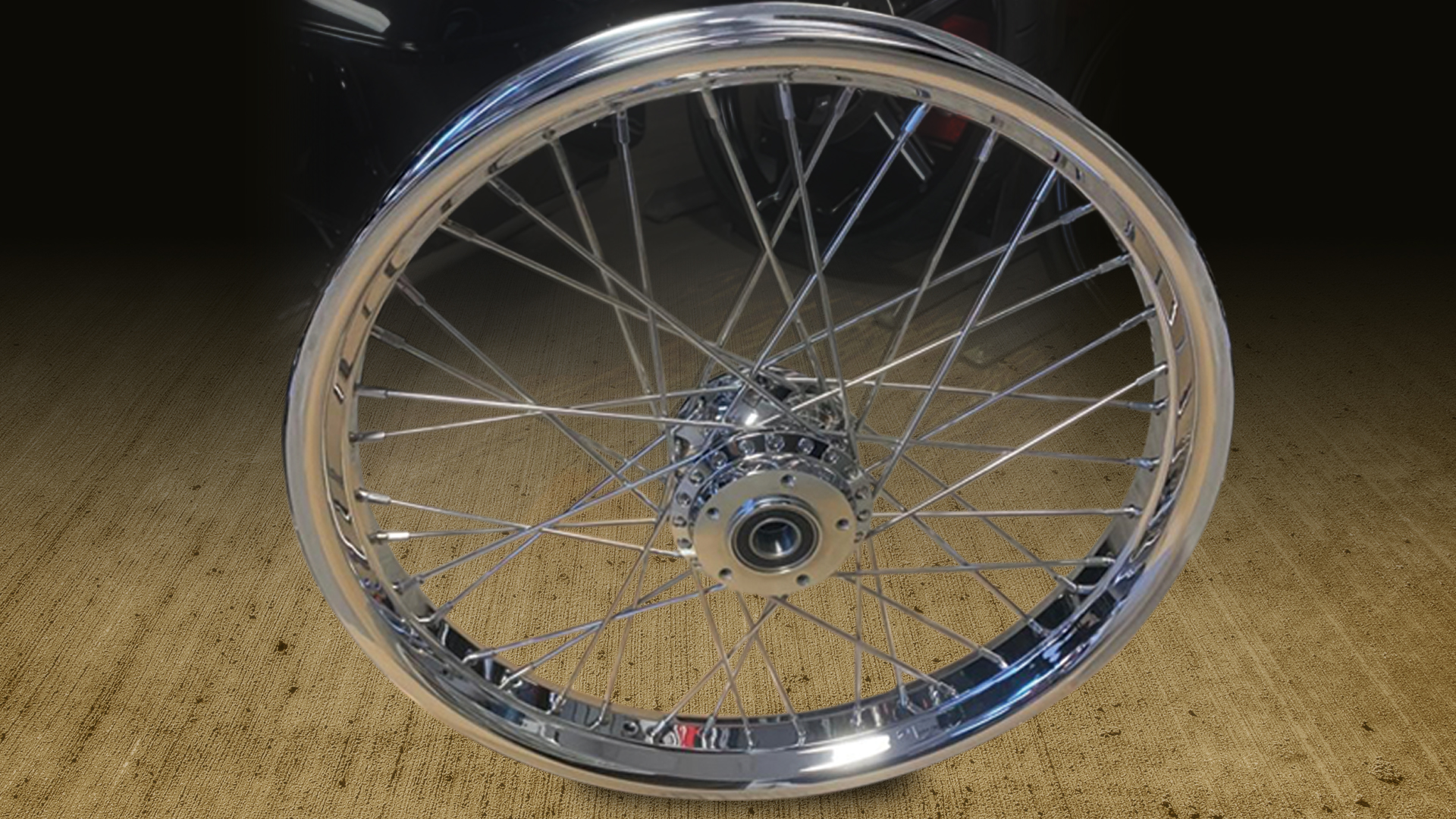 Chrome Wire Ally Rims & Wheels 