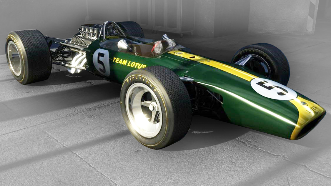 1968 Team Lotus F1 Car Paintwork